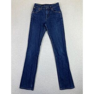 Vintage Levis 525 Bootcut Jeans Womens 26x34 Blue Dark Wash Stretch Denim